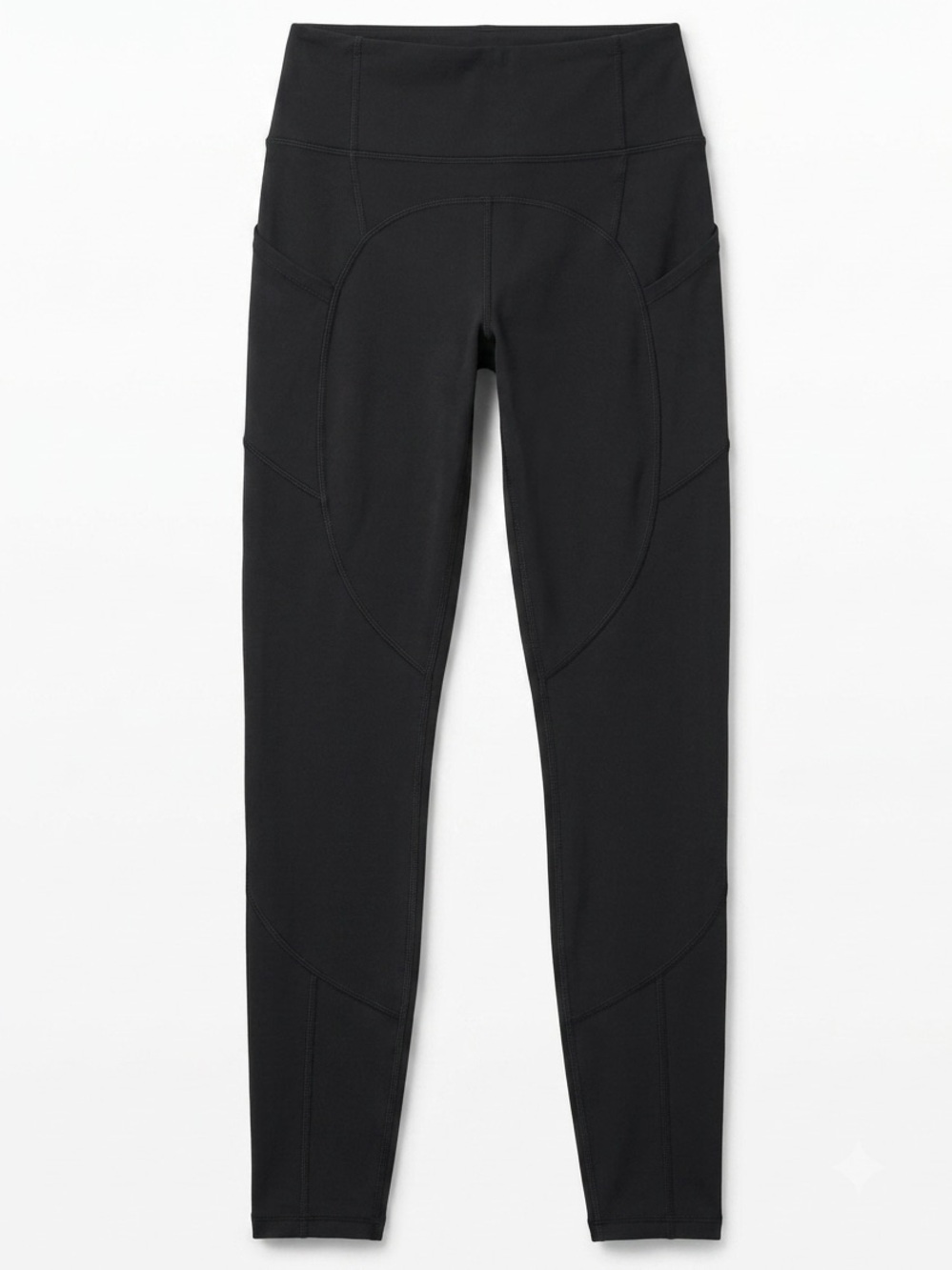 Victoria Sport Black Compression Leggings Side Pocket Small